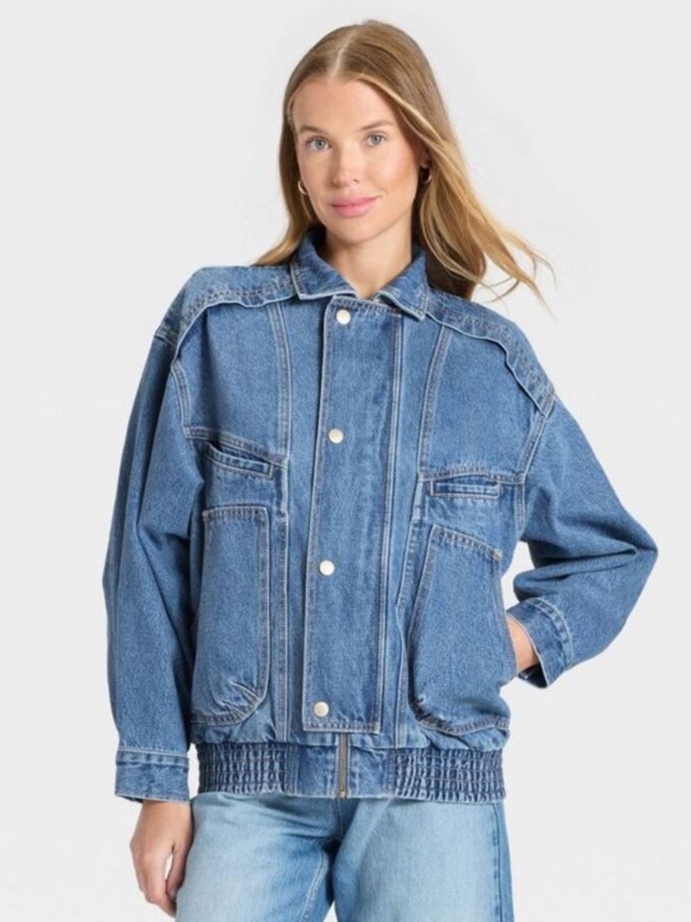 Universal Thread Bomber Jean Jacket NWT